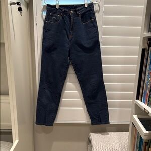 Faconnable Dark Blue High-Waisted Jeans